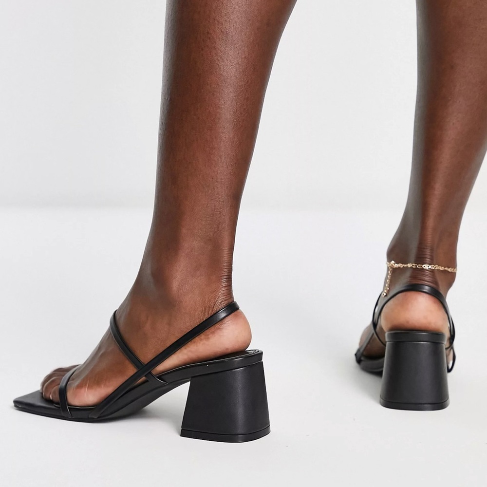 BLACK PUBLIC DESIRE HEELS W7